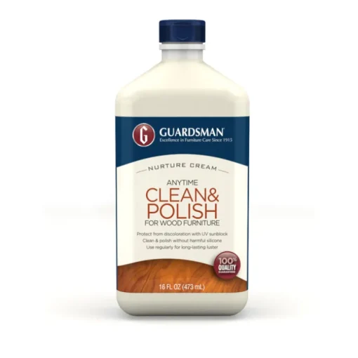 Guardsman Anytime Clean & Polish Woodland Fresh Scent Wax-Free Furniture Cream 16 oz.