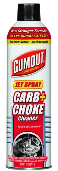 Gumout Carburetor and Choke Cleaner 14 oz. (Pack of 6)