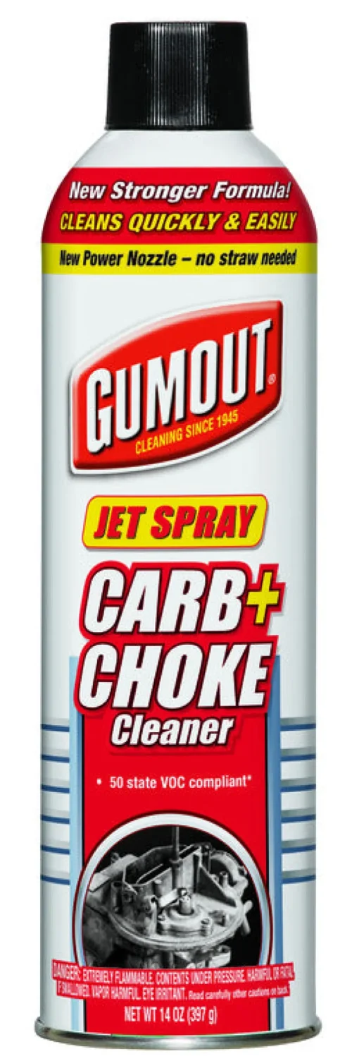 Gumout Carburetor and Choke Cleaner 14 oz. (Pack of 6)