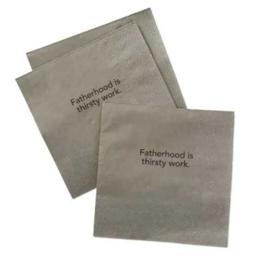 Hallmark Fatherhood is Thirsty Work Napkins Paper 20 pk (Pack of 4)