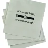 Hallmark It's Happy Hour or Close Enough Napkins Paper 20 pk (Pack of 4)