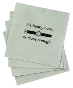 Hallmark It's Happy Hour or Close Enough Napkins Paper 20 pk (Pack of 4)