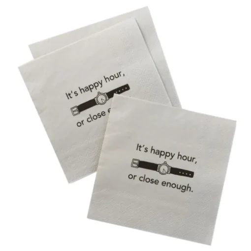 Hallmark It's Happy Hour or Close Enough Napkins Paper 20 pk (Pack of 4)