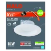 Halo White 5-6 in. W LED Retrofit Baffle Trim Kit 65 watt equivalency