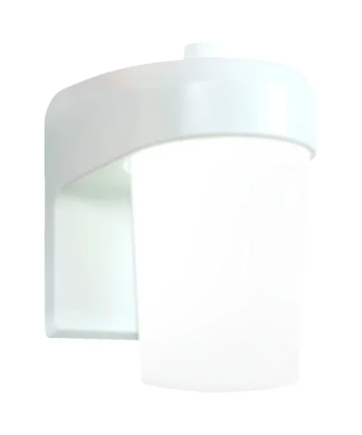 Halo White 9W 120V Dusk to Dawn LED Jelly Jar Light 6.8 H x 4.5 W x 5.4 D in. with Photocell