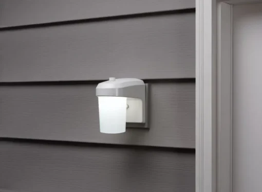 Halo White 9W 120V Dusk to Dawn LED Jelly Jar Light 6.8 H x 4.5 W x 5.4 D in. with Photocell