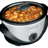 Hamilton Beach 4 qt Silver Stainless Steel Slow Cooker