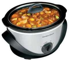 Hamilton Beach 4 qt Silver Stainless Steel Slow Cooker
