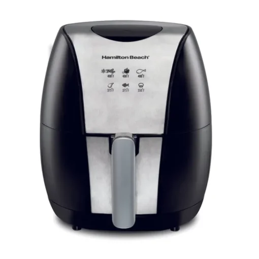 Hamilton Beach Black/Silver 3.4 qt. Programmable Air Fryer