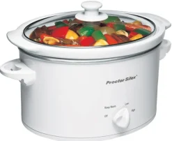 Hamilton Beach 33275Y 3 Quart White Slow Cooker