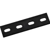 Hampton 1-1/2 in. W X 6 in. L Black Steel Mending Plate (Pack of 10)