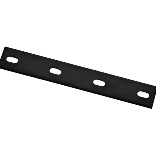 Hampton 1-1/2 in. W x 10 in. L Black Steel Mending Plate (Pack of 10)