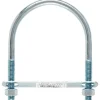 Hampton 3/8 in. x 3-1/2 in. W x 4-5/8 in. L Coarse Zinc-Plated Steel U-Bolt (Pack of 10)