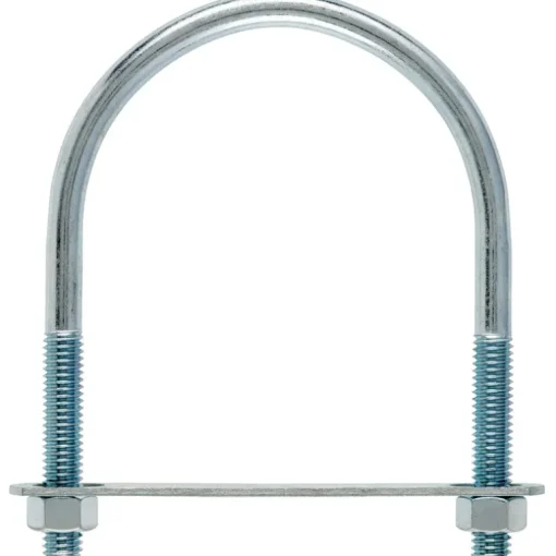 Hampton 3/8 in. x 3-1/2 in. W x 4-5/8 in. L Coarse Zinc-Plated Steel U-Bolt (Pack of 10)