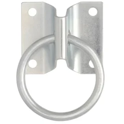 Hampton Small Zinc-Plated Silver Steel 1.875 in. L Hitching Ring 250 lb. 1 pk (Pack of 5)