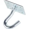 Hampton Small Zinc-Plated Silver Steel 1.75 in. L Clothesline Hook Plate Type 200 lb. 1 pk (Pack of 10)