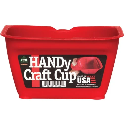 Handy Craft Cup Red 8 oz Touch Up Cup