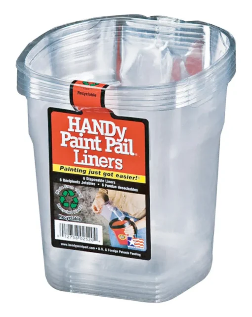 Handy Handy Paint Pail Clear 1 qt Plastic Liner