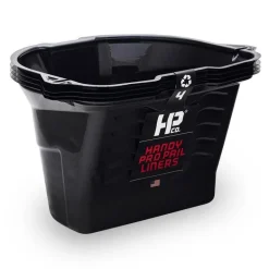 Handy Pro Pail Liners Plastic Black Paint Pail Liner 1/2 gal. Capacity