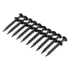 Hangman Black Double Headed Hanger 100 lb. 10 pk