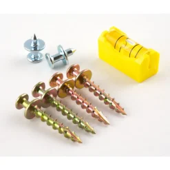 Hangman Gold 100 lbs. Capacity Keyhole Hanging Kit 1 L in. (Pack of 6)