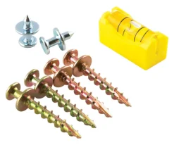 Hangman Gold 100 lbs. Capacity Keyhole Hanging Kit 1 L in. (Pack of 6)