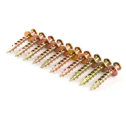 Hangman Gold Double Headed Hanger 100 Lb. 10 Pk