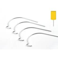 Hangman Silver J-Hooks 30 lb 4 pk