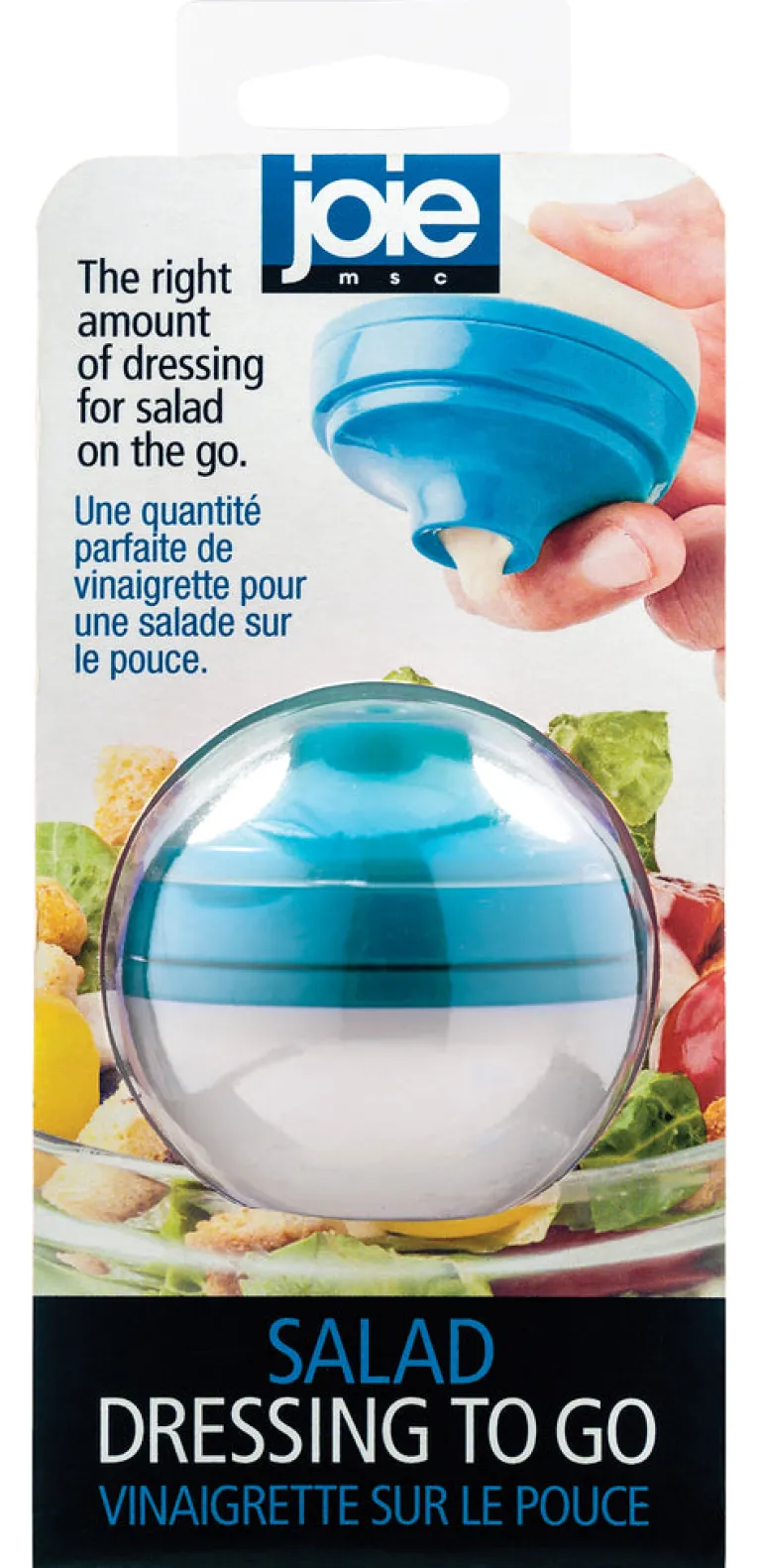 Harold Assorted Colors Silicone & Plastic Salad Dressing Container 6.25 Lx2.5 Hx3.12 Wx2.5 Dia. in.