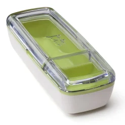 Harold Clear ABS/Silicone/Polypropylene BPA-Free Snack on the Go Container 6.25 x 2.38 x 1.75 in.