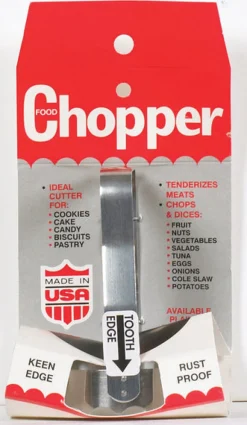 Harold Import 3 oz Silver Stainless Steel Food Chopper