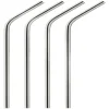 Harold Import Brown Stainless Steel Straws