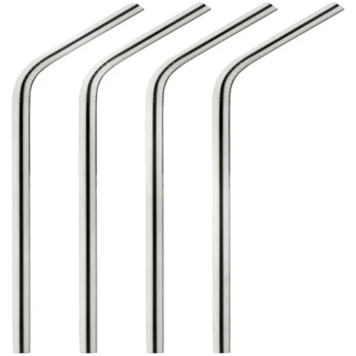 Harold Import Brown Stainless Steel Straws
