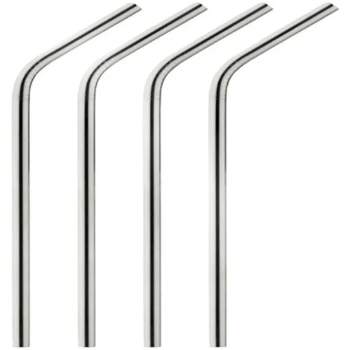 Harold Import Brown Stainless Steel Straws