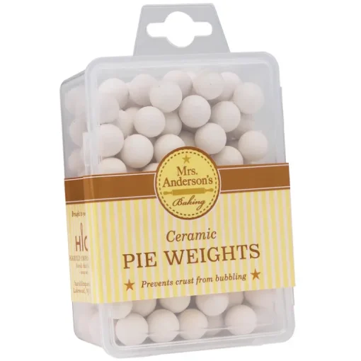 Harold Import Mrs. Anderson's White Ceramic Baking Weight Pie Beans