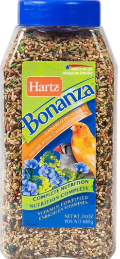 Hartz 96986 24 Oz Bonanza Canary & Finch Gourmet Diet