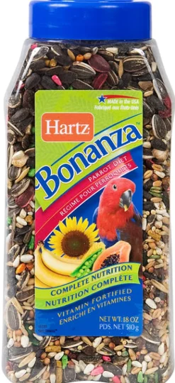 Hartz 91107 17.6 Oz Nutrition Bonanza Hookbill Paradise Nut Blend