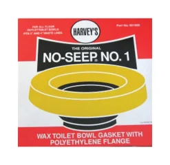 Harvey's No-Seep Wax Ring Polyethylene/Wax For Water Closets to Flanges