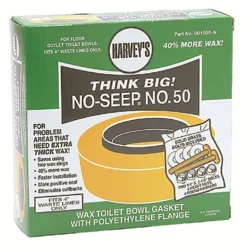Harvey's Toilet Bowl Gasket with Wax & Flange Polyethylene