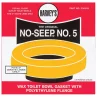 Harveys Toilet Bowl Gasket with Wax & Flange Polyethylene (Pack of 24)