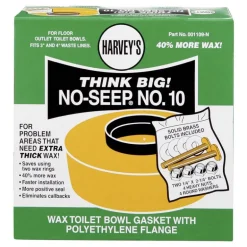 Harvey's Toilet Bowl Gasket with Wax & Flange Polyethylene