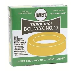Harvey's Toilet Bowl Gasket with Wax & Flange Polyethylene