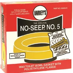Harvey's Toilet Bowl Gasket with Wax & Flange Polyethylene
