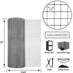 HDW CLOTH 24"X100' 1/2"