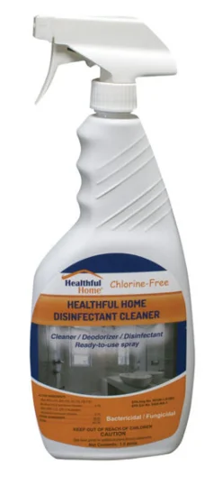 Healthful Home No Scent Disinfectant Cleaner 24 oz (Pack of 6).