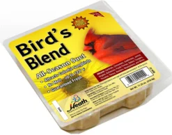 Heath Bird's Blend Songbird Suet Beef Suet 11.25 oz. (Pack of 12)