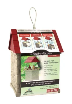 Heath Infinity Wishing Well Wild Bird 4 Plastic Bird Feeder