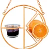 Heath Oriole 1 Steel Clementine Bird Feeder 2 ports