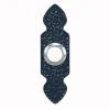 Heath Zenith Hammered Black Plastic Wired Pushbutton Doorbell