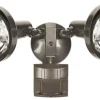 Heath Zenith Motion-Sensing Hardwired Halogen Bronze Security Light